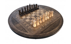 Шахматы + нарды резные Шахматы + нарды резные